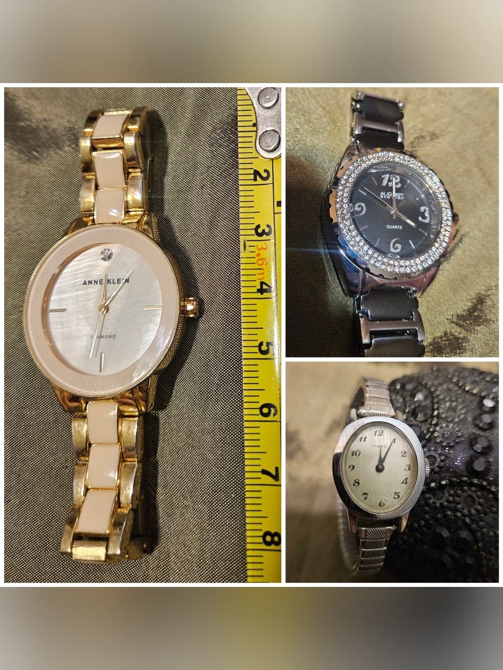 Anne Klein Gold Tone Plus 2 Other Watches Bundle
